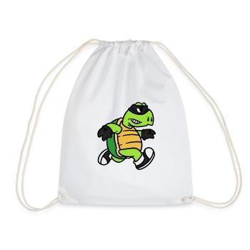 Turtle thief, turtles robbers - Drawstring Bag - white - Front