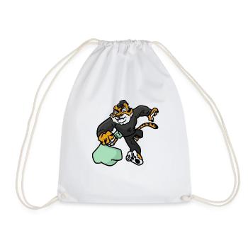 Voleur Tigre, Tiger Raider - Sac de sport léger - blanc - Devant