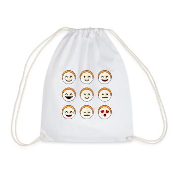 Sushi emotions - Turnbeutel - Weiß - Vorne