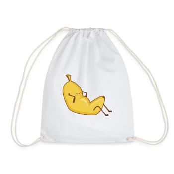 Banane Curl-ups banane sport - Sac de sport léger - blanc - Devant