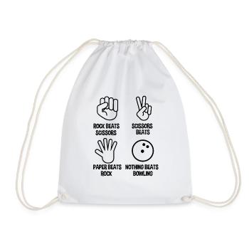 Rien n'est meilleur que le bowling et le bowling - Sac de sport léger - blanc - Devant