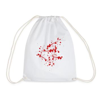 T-shirt d'artiste TV sans horreur - Sac de sport léger - blanc - Devant