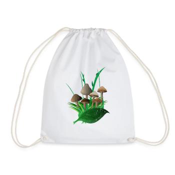 Botanique Champignons sauvages Cueeil mycologie - Sac de sport léger - blanc - Devant