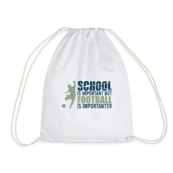 Le football est important - Sac de sport léger - blanc - Devant