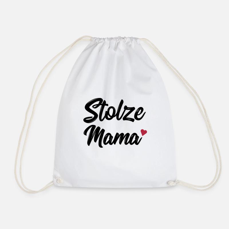 Stolze Mama - Turnbeutel - Weiß