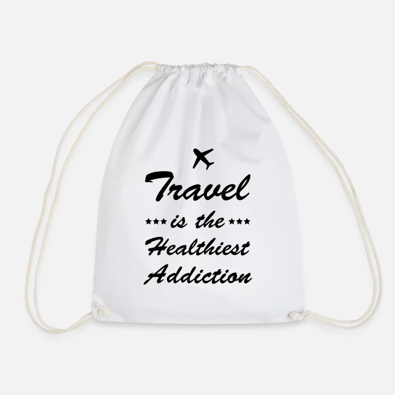 Travel - Turnbeutel - Weiß