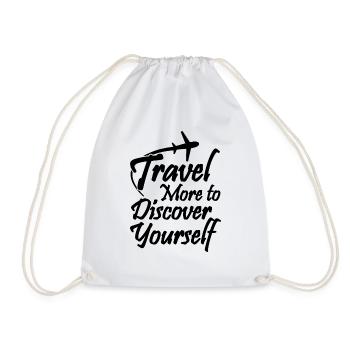 Travel - Turnbeutel - Weiß - Vorne