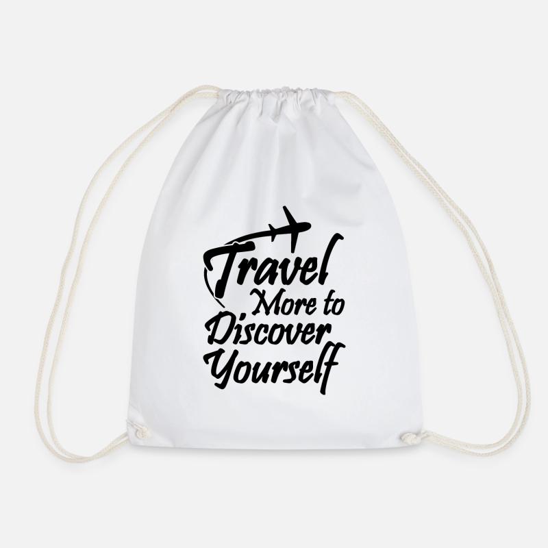 Travel - Turnbeutel - Weiß