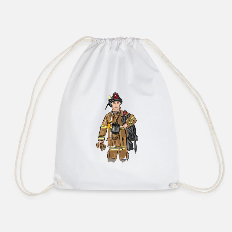 pompier - Sac de sport léger - blanc