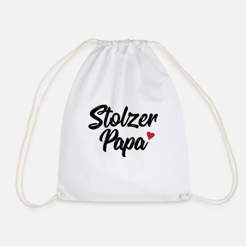 Stolzer Papa - Turnbeutel - Weiß