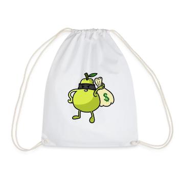 Pear Robs money Pear Robs Geld - Turnbeutel - Weiß - Vorne