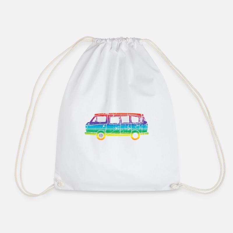 Bus de la paix - Sac de sport léger - blanc