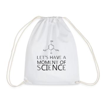 Teacher, physics, gift, periodic table, physicist - Drawstring Bag - white - Front