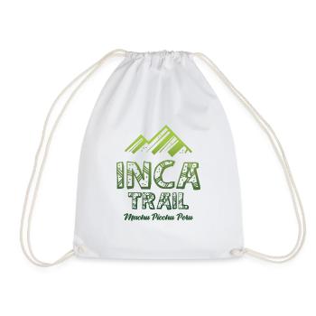 Inca Trail - Machu Picchu - Peru - Drawstring Bag - white - Front