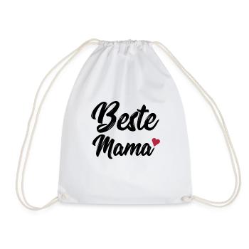 Beste Mama - Turnbeutel - Weiß - Vorne