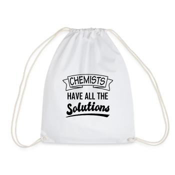 chimie - Sac de sport léger - blanc - Devant