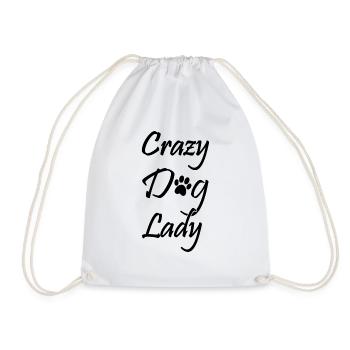 chien - Sac de sport léger - blanc - Devant