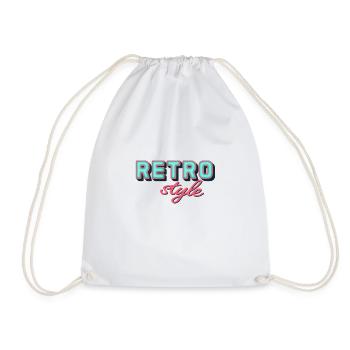 rétro - Sac de sport léger - blanc - Devant