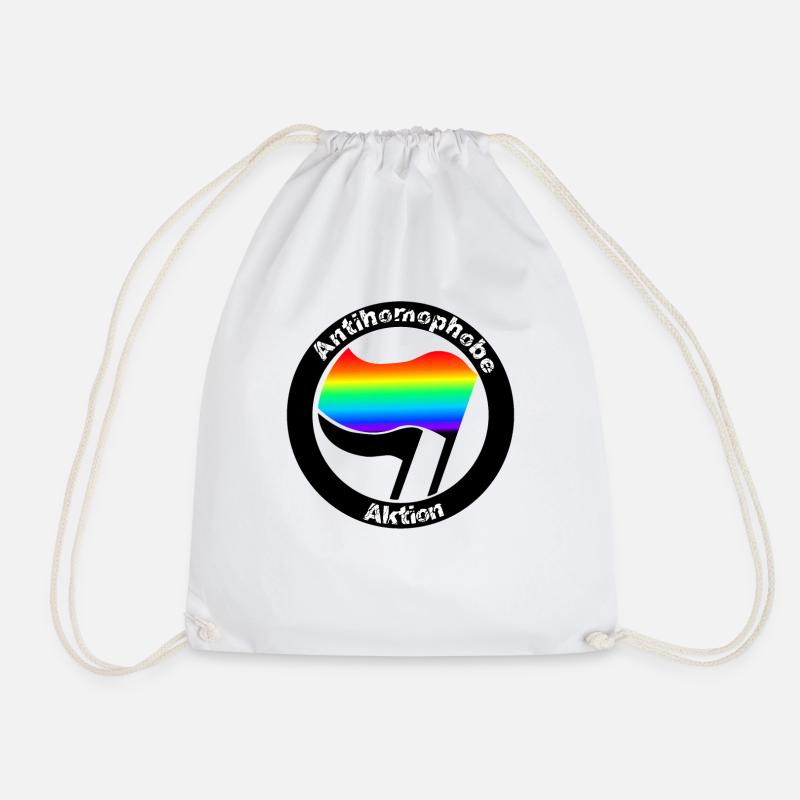 Antihomophobe Aktion - Turnbeutel - Weiß