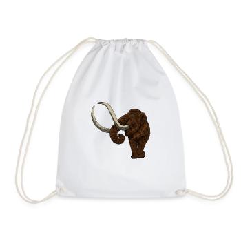 Mammouth de Ice Age Idée cadeau pour disparu - Sac de sport léger - blanc - Devant