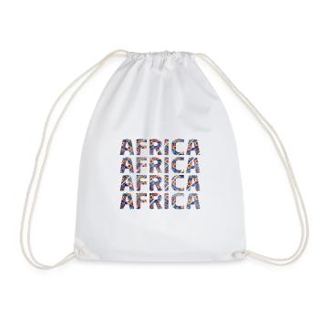 Everywhere Africa! - Drawstring Bag - white - Front