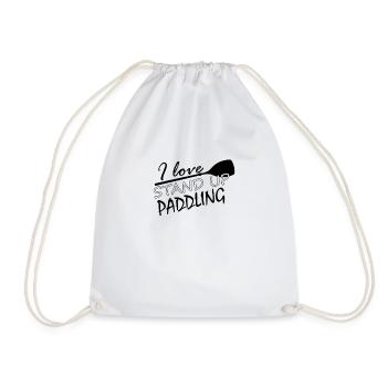J'adore pagayer debout - Sac de sport léger - blanc - Devant
