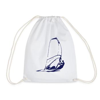 Windsurfing - Surfer - Turnbeutel - Weiß - Vorne