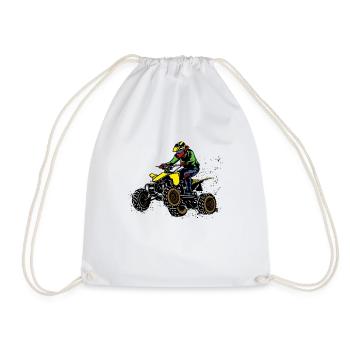 Quad quad - Sac de sport léger - blanc - Devant