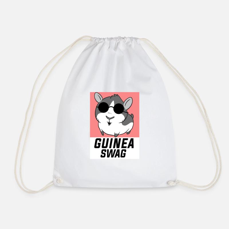 Guinea pig - Drawstring Bag - white
