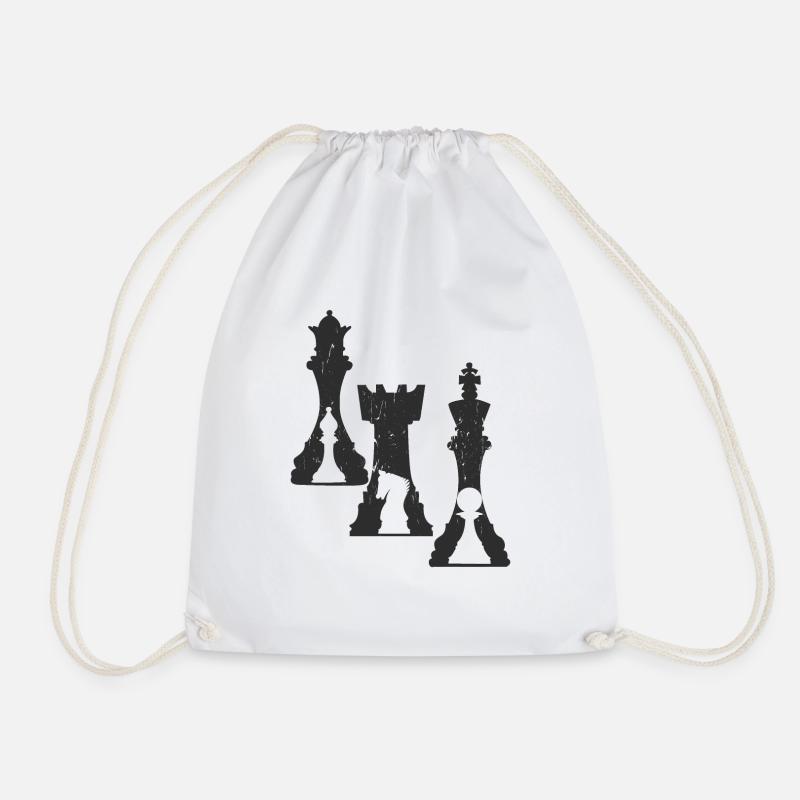 échecs - Sac de sport léger - blanc