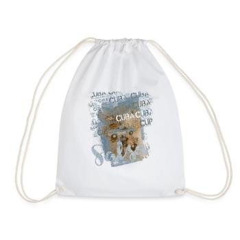 Salsa Cubana - Salsa Tänzer Geschenk - Turnbeutel - Weiß - Vorne