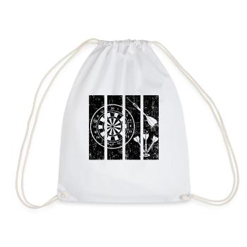 Darts - Drawstring Bag - white - Front