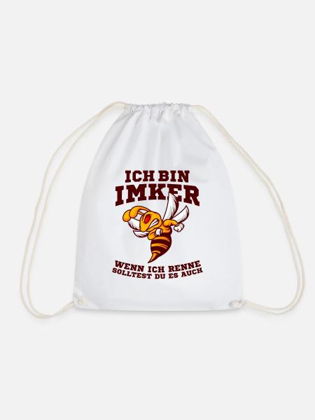 Imker - Turnbeutel - Weiß