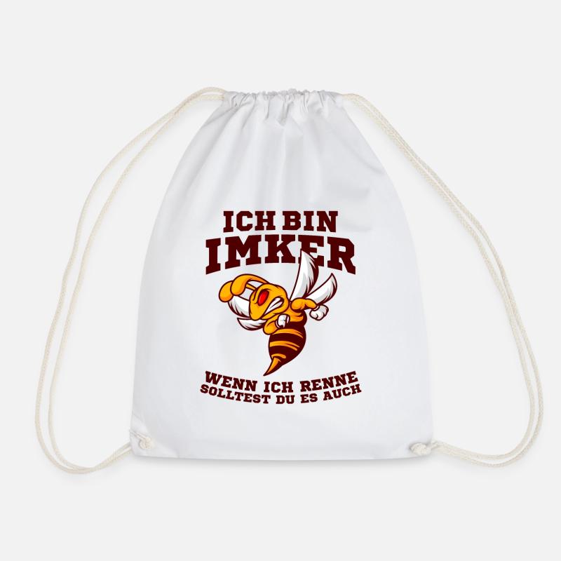 Imker - Turnbeutel - Weiß