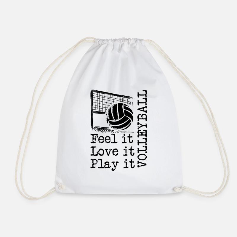 Volleyball - Turnbeutel - Weiß