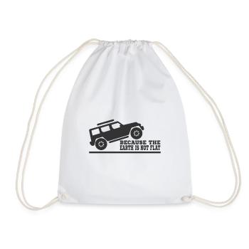 SUVs - Drawstring Bag - white - Front