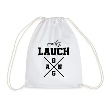 lauch gang - Turnbeutel - Weiß - Vorne