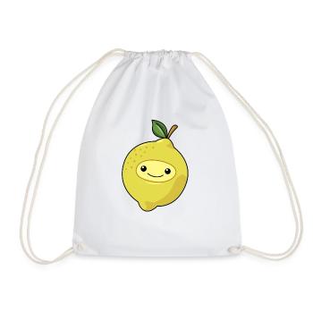 Comic Lemon Lemon - Drawstring Bag - white - Front