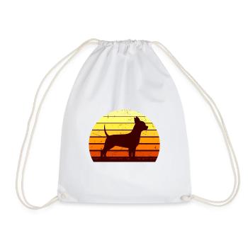 Chihuahua - Drawstring Bag - white - Front