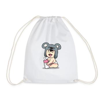 Bébé Koala - Sac de sport léger - blanc - Devant