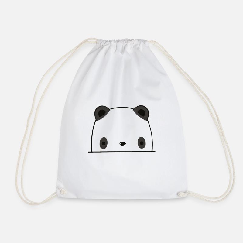 Panda - Turnbeutel - Weiß