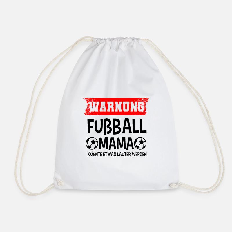 Fussball Mama - Turnbeutel - Weiß