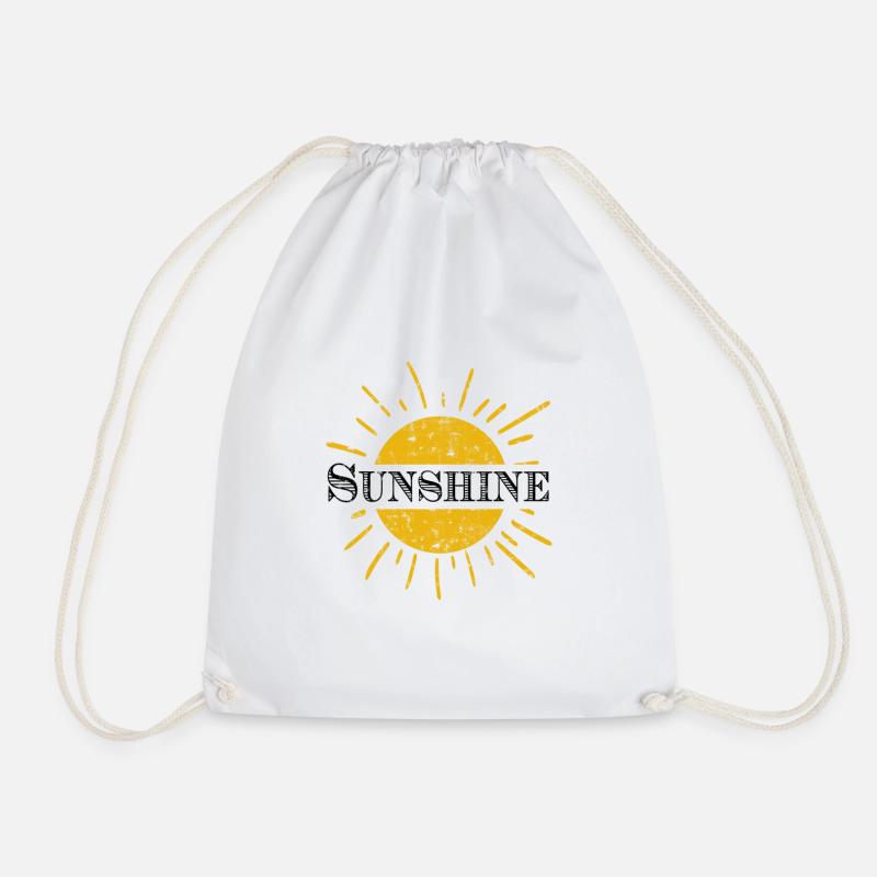 Sonnenschein - Turnbeutel - Weiß