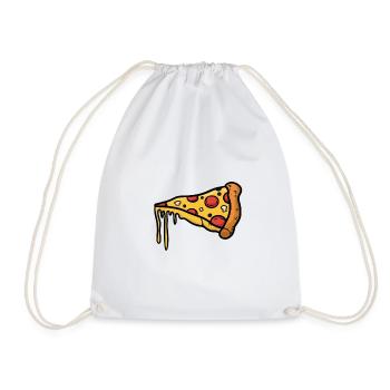 T-shirt pizza valentine couple - Sac de sport léger - blanc - Devant