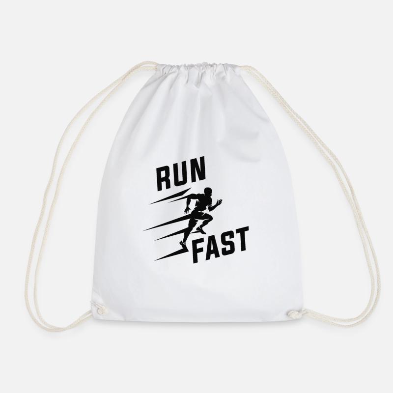 Leichtathletik Run Fast - Turnbeutel - Weiß