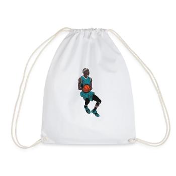 Joueur de basket-ball de basket-ball - Sac de sport léger - blanc - Devant