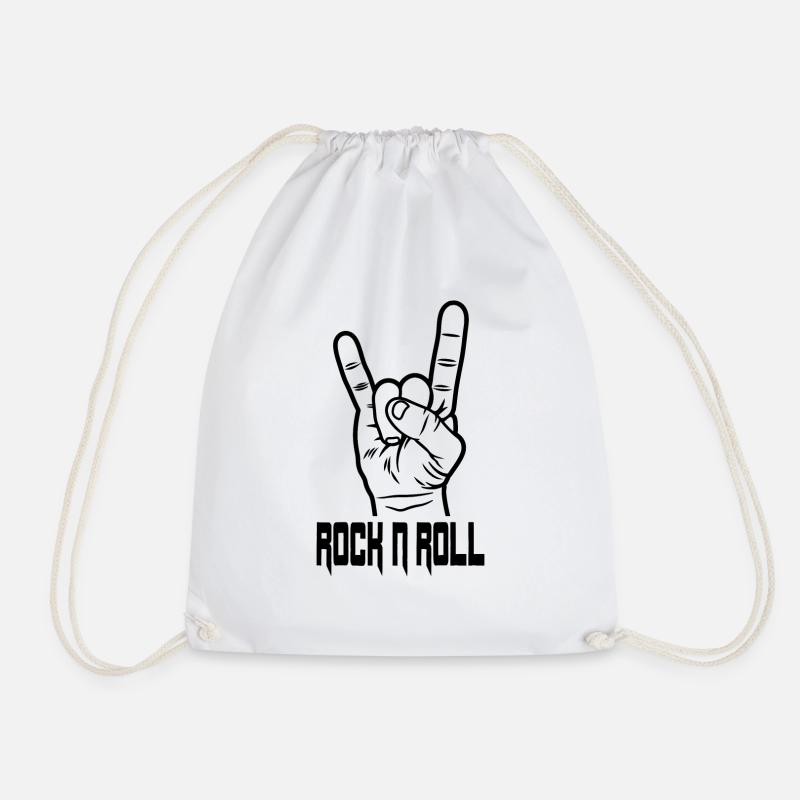 Rock N Roll - Turnbeutel - Weiß