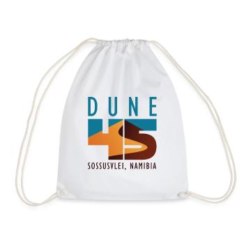 Dune 45 - Sossusvlei, Namibia - Drawstring Bag - white - Front