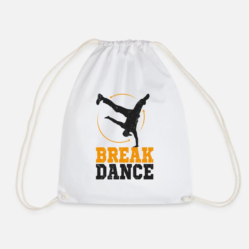 Breakdance - Turnbeutel - Weiß