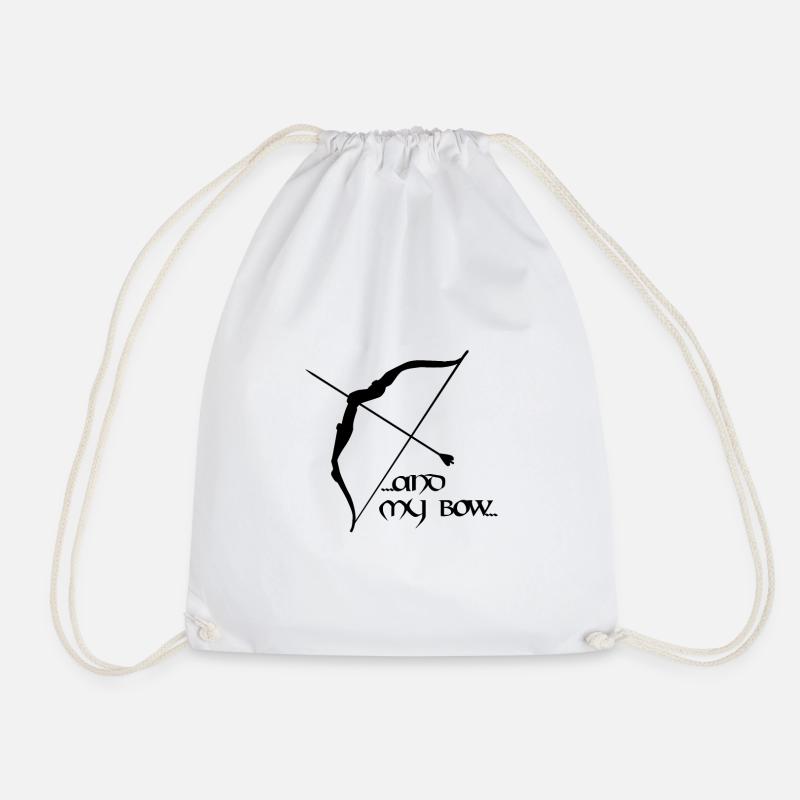 andmybow - Turnbeutel - Weiß